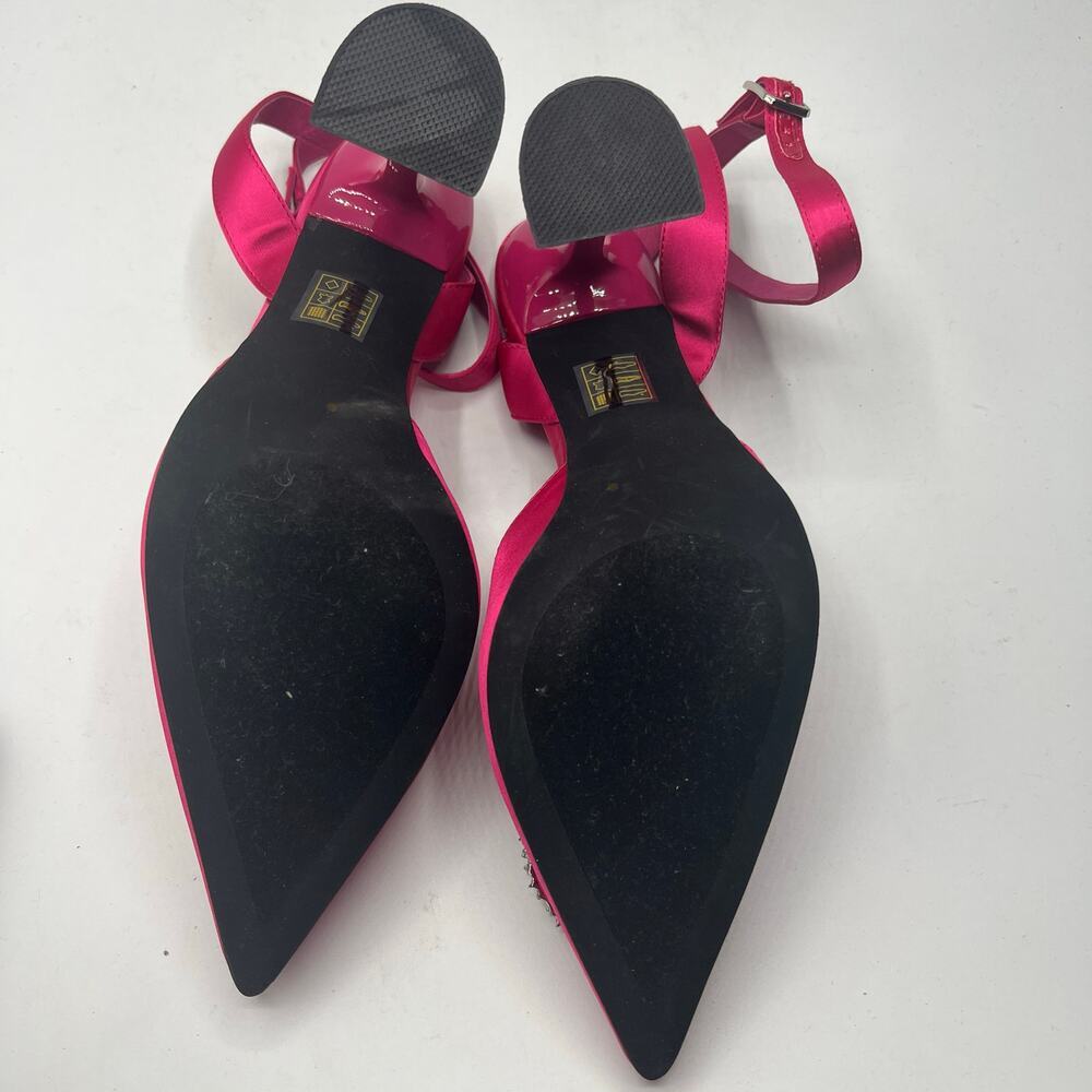 Jeffrey Campbell X Free People Women Fabric Pump Heel Pink Shoes Size 8.5 - Picture 8 of 8